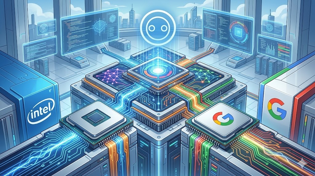 Intel Google AI CPU partnership