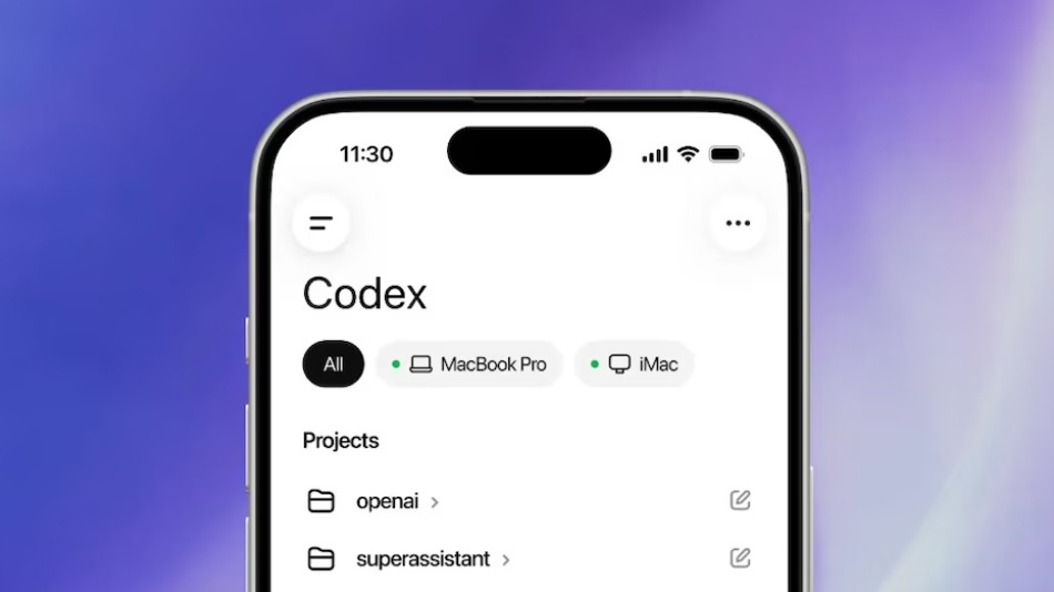 OpenAI Codex ChatGPT mobile