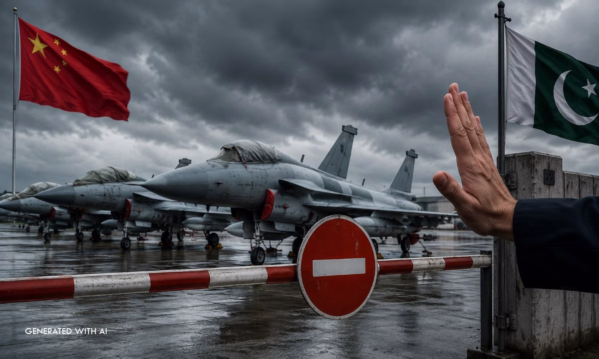 China suspends J-10CE delivery