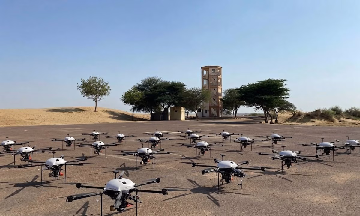 drone swarm trials