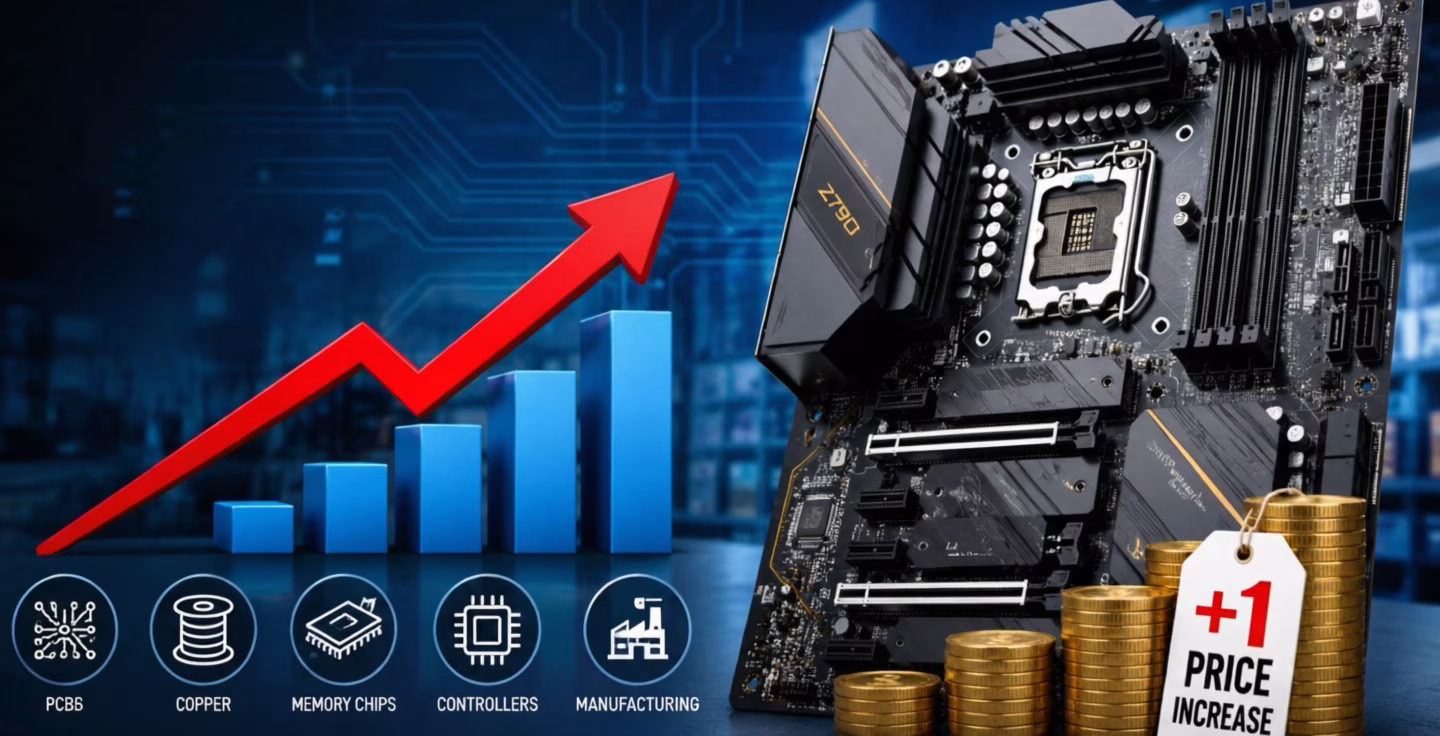 PC motherboard price hikes