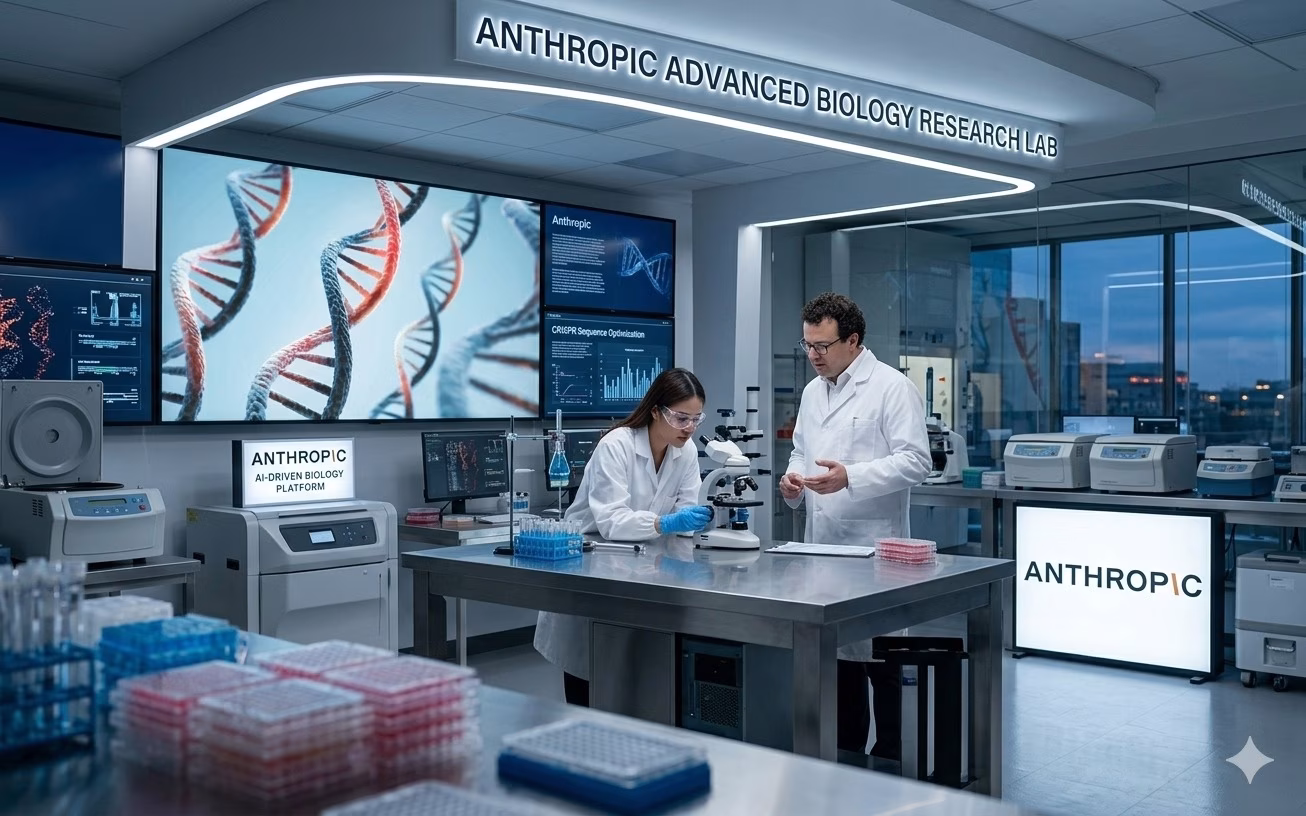 Anthropic wet biology lab