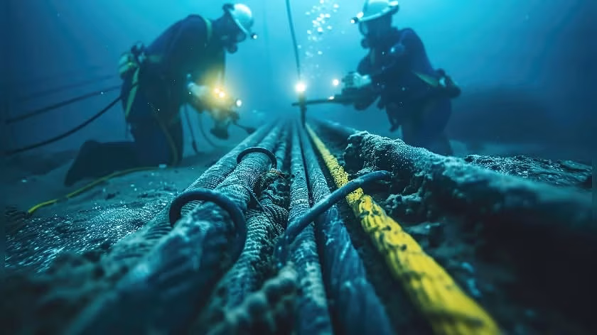 India undersea cable security